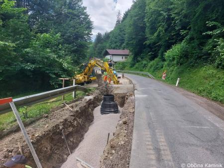 Izgradnja kanalizacije v naselju Črna pri Kamniku (1)